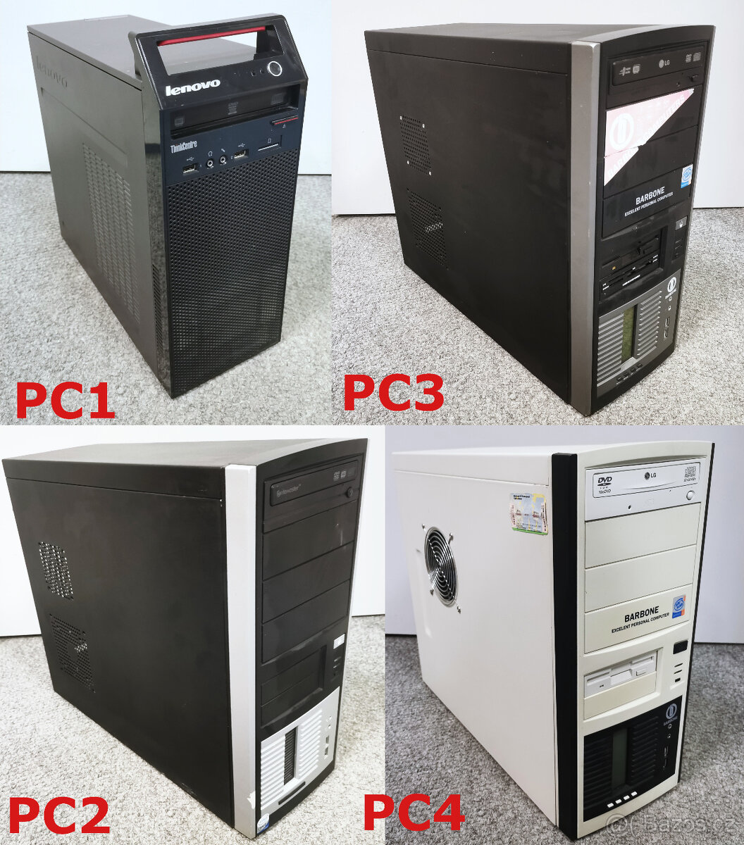 Staré kancelářské počítače