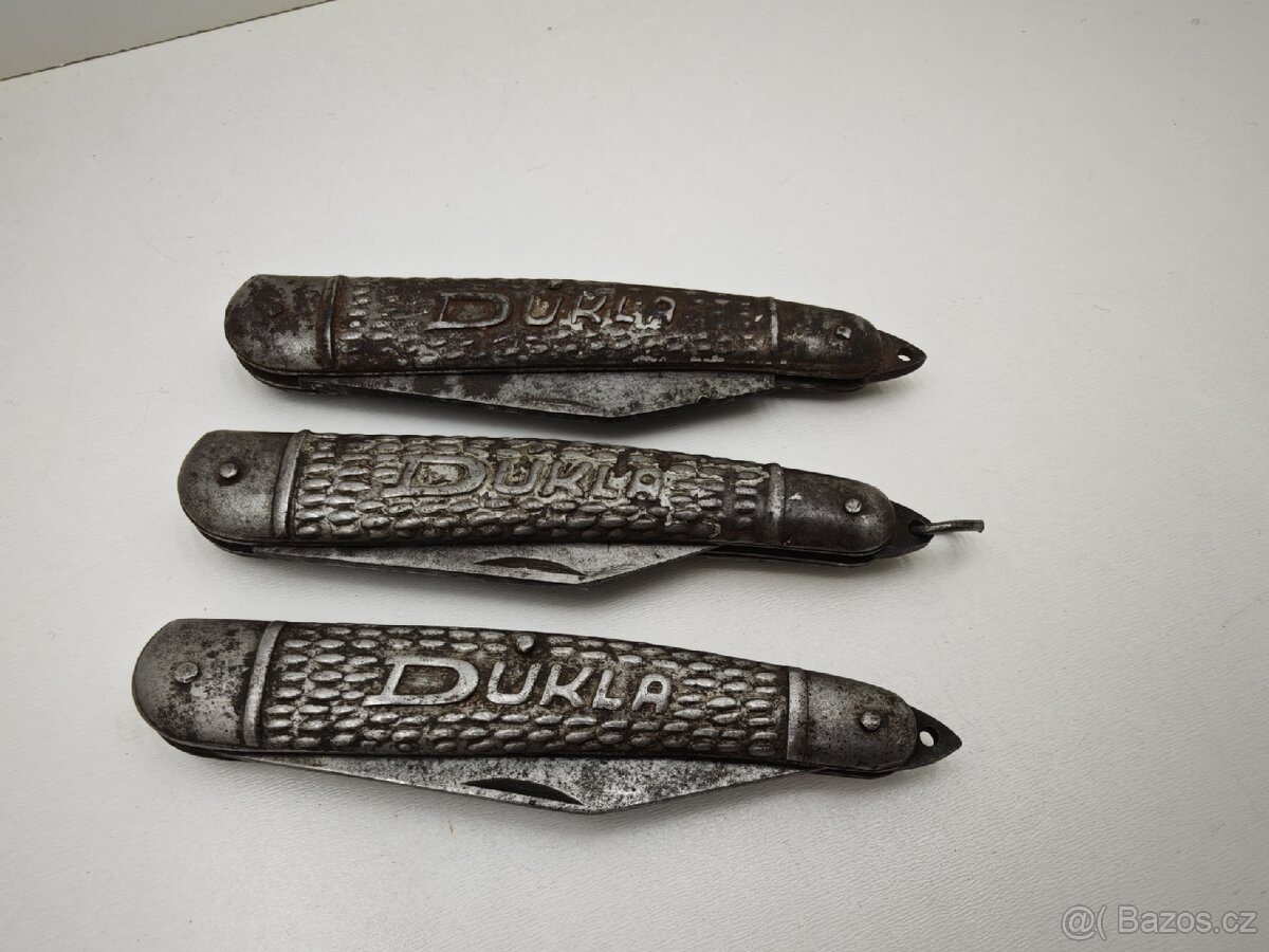 Staré kapesní nože Dukla