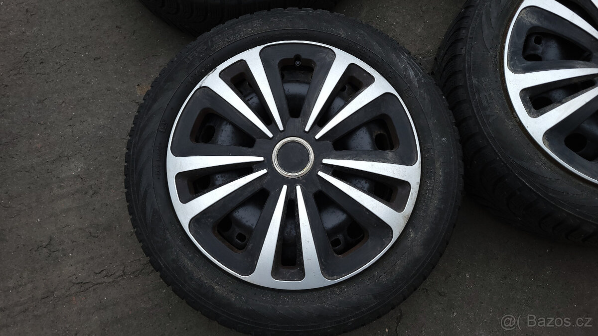 Zimní kola Nokian 15" 5x100 Škoda Fabia 2, Roomster
