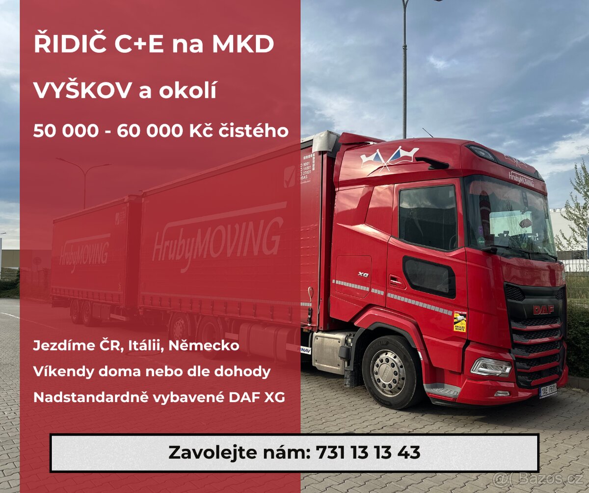 Nabídka práce: Řidič/ka MKD.