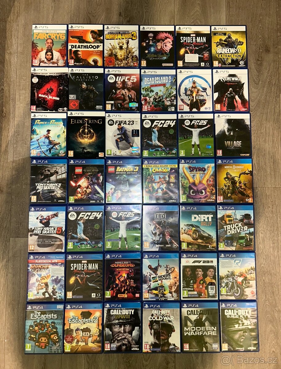 Ps5 / ps4 hry , verze pro obě konzole