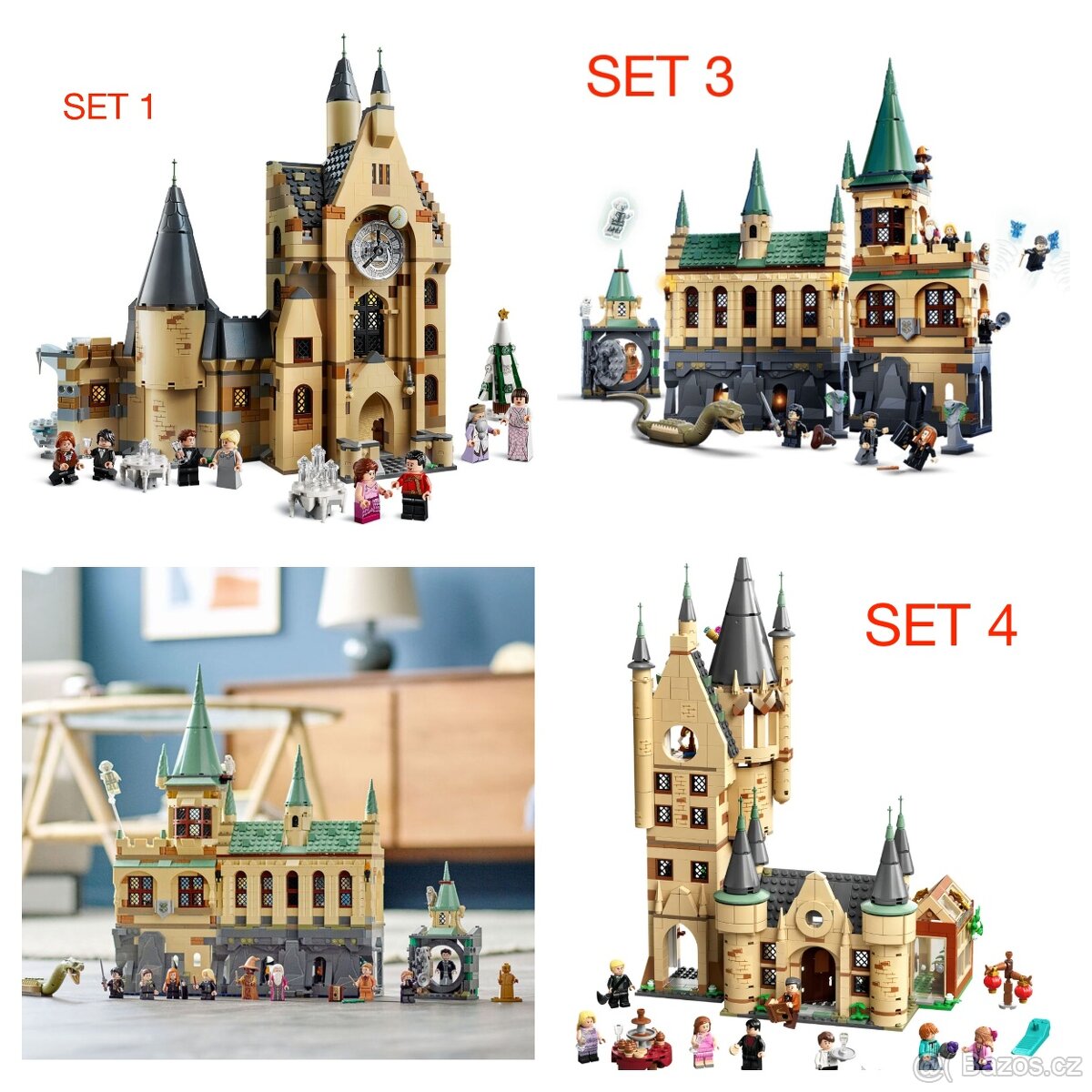 Harry Potter stavebnice 2 + figúrky - typ lego