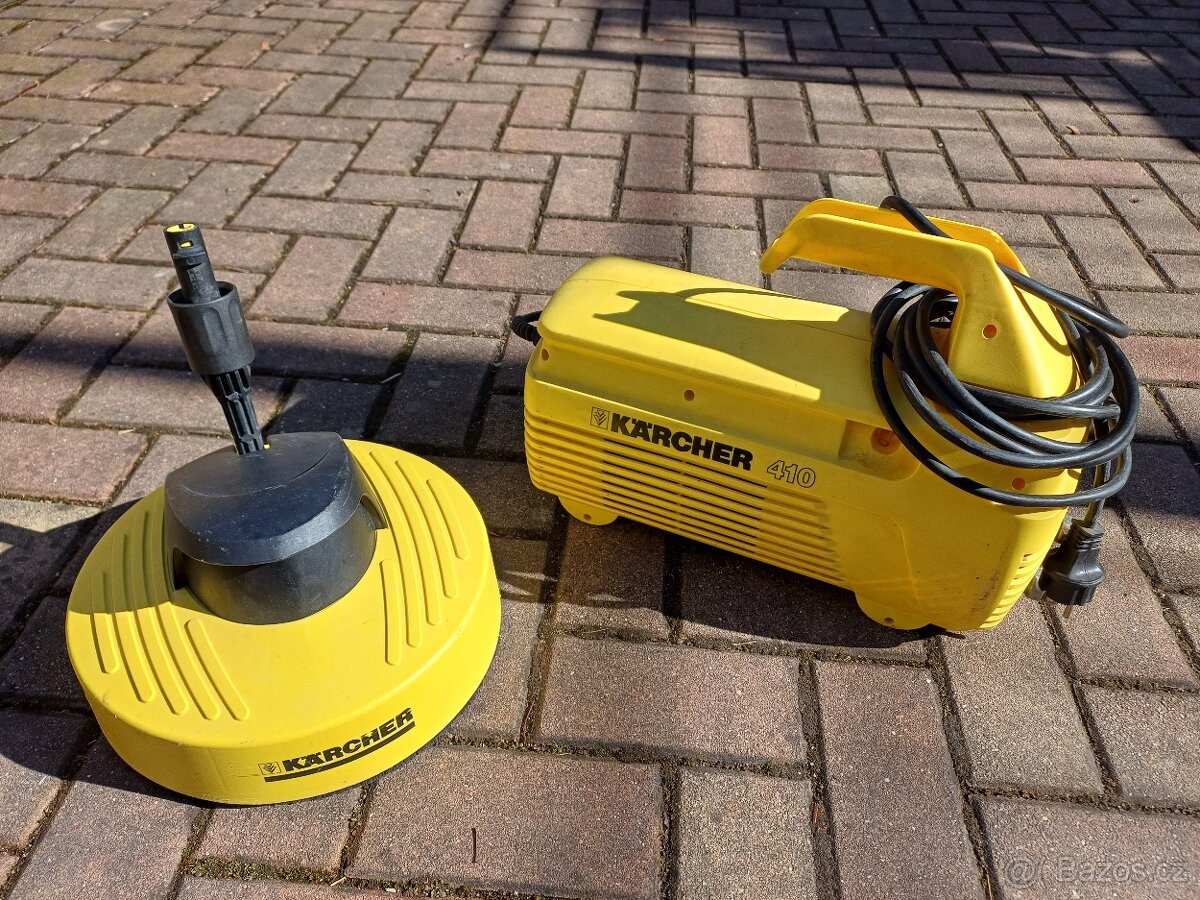 Vysokotlaky čistič wapka Karcher 410 a nástavec na podlahu