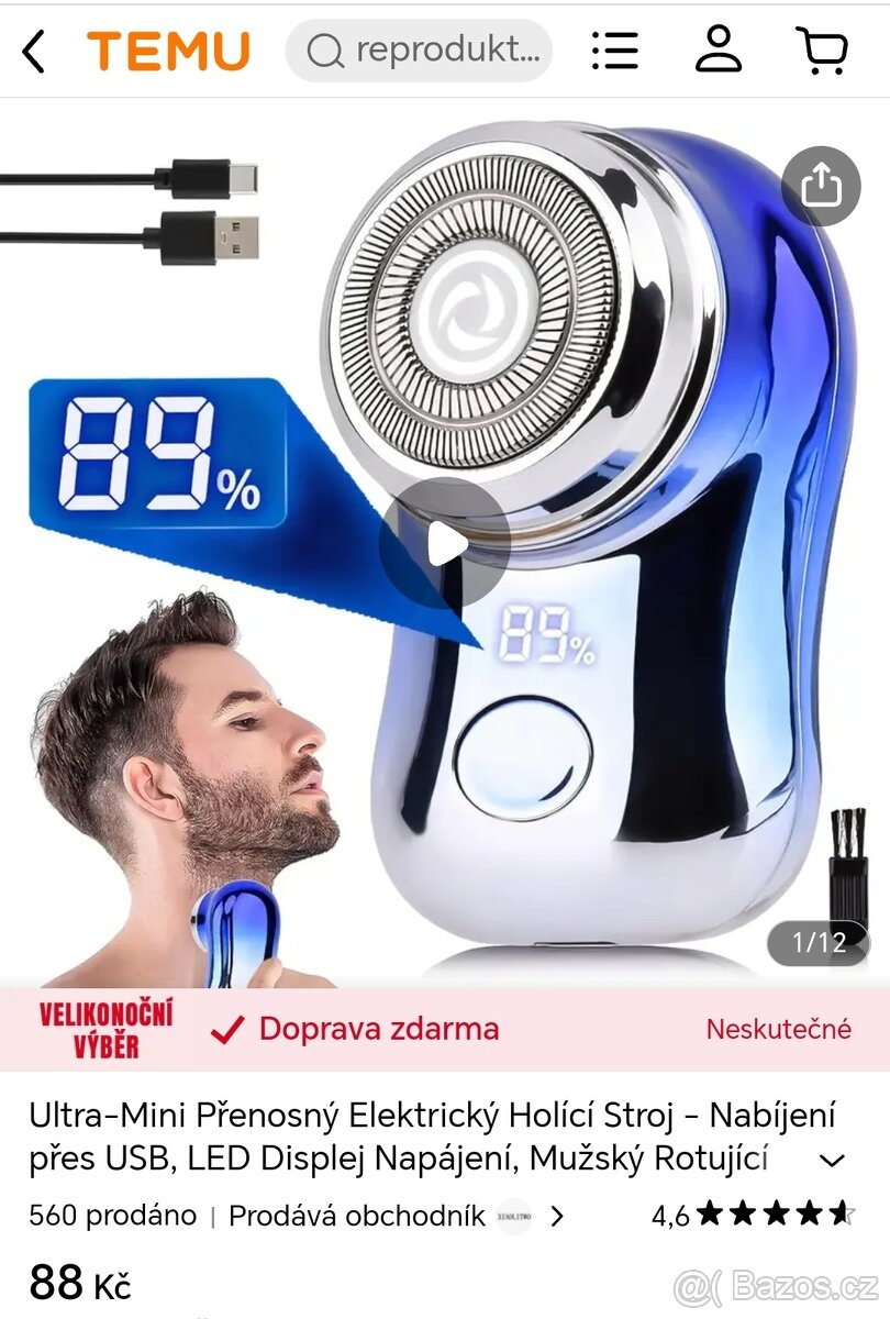 Koupím holicí strojek na cesty.