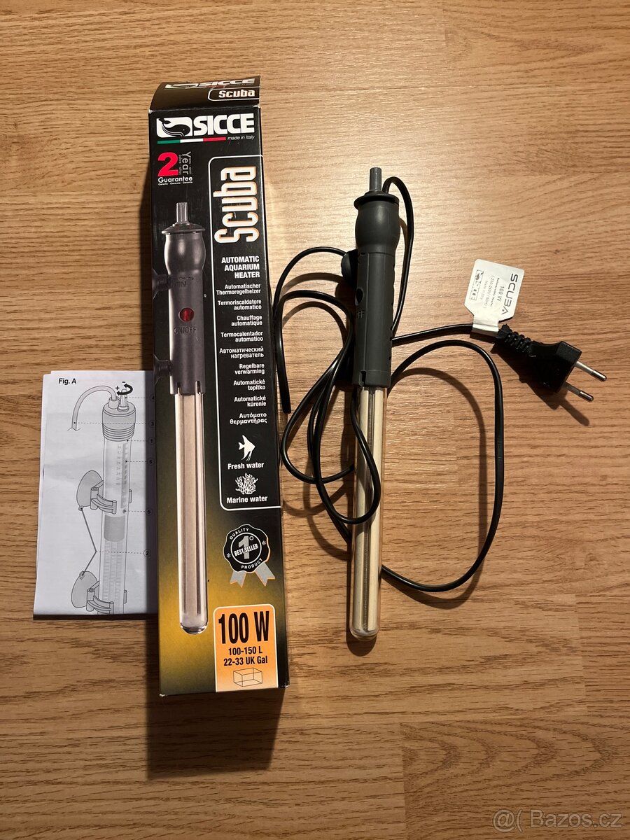 Sicce Scuba - topítko do akvária 100 W