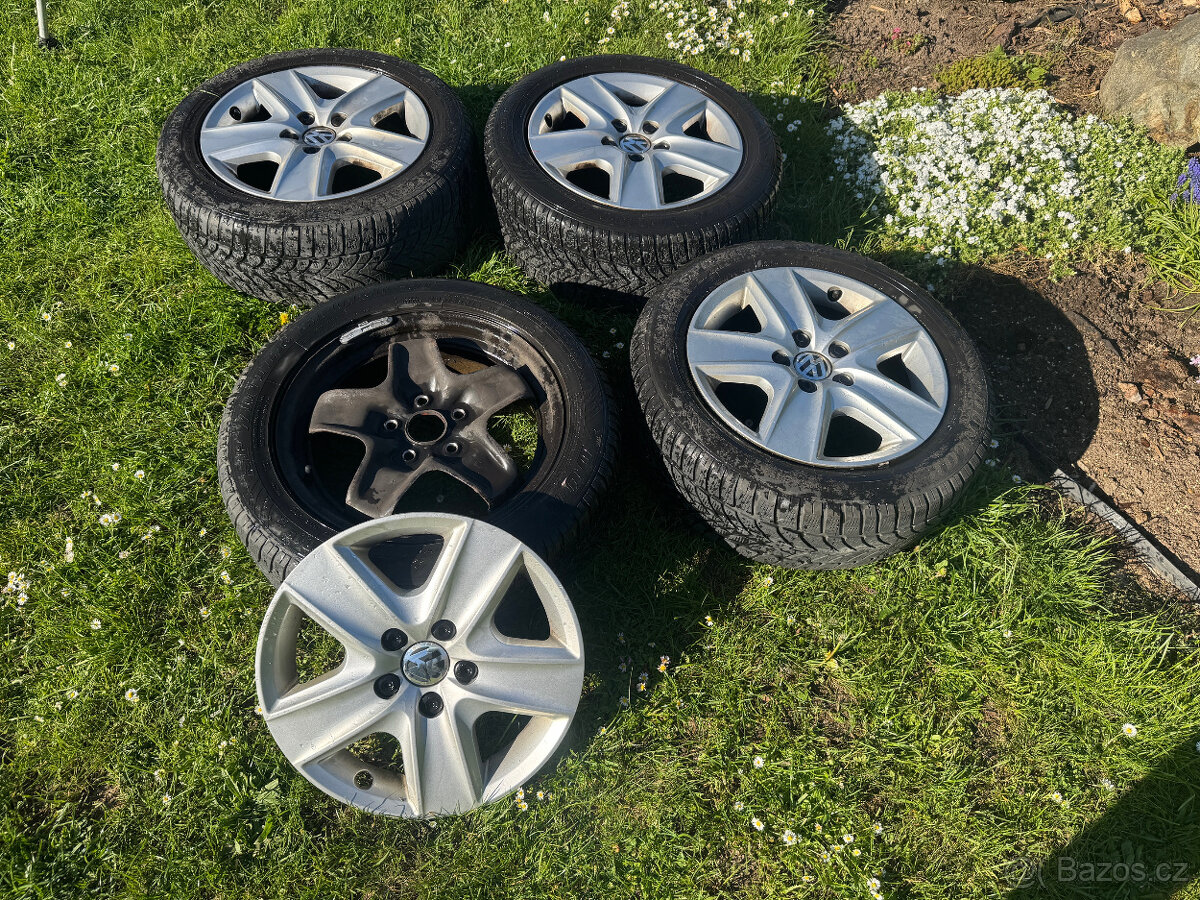 4X plechové disky ráfky orig. VW 16"
