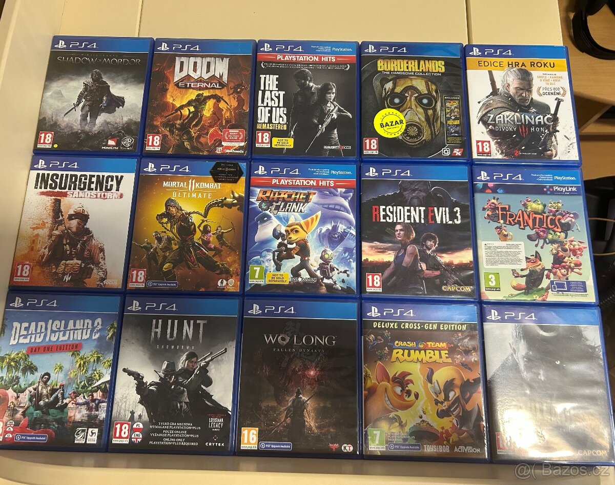 Hry na PS4 + upgrade PS5
