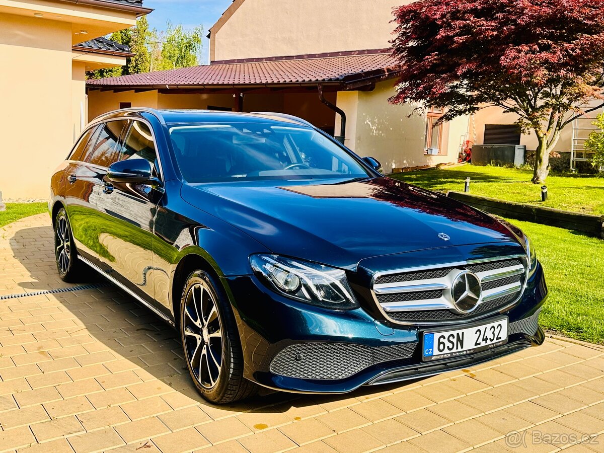 Mercedes-Benz E220d 2017, 1. maj v čr, widescreen, distronic