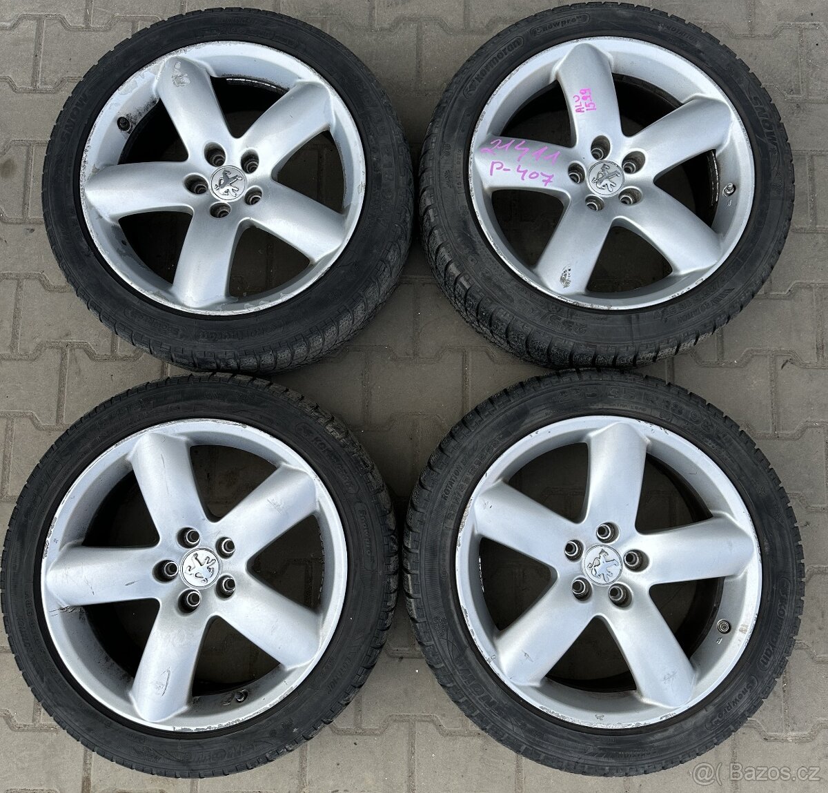Prodám ALU kola Peugeot č. 1599