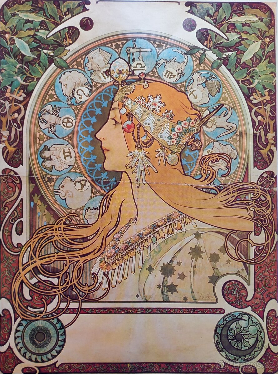 Reprodukce plakátů - Alfons Mucha