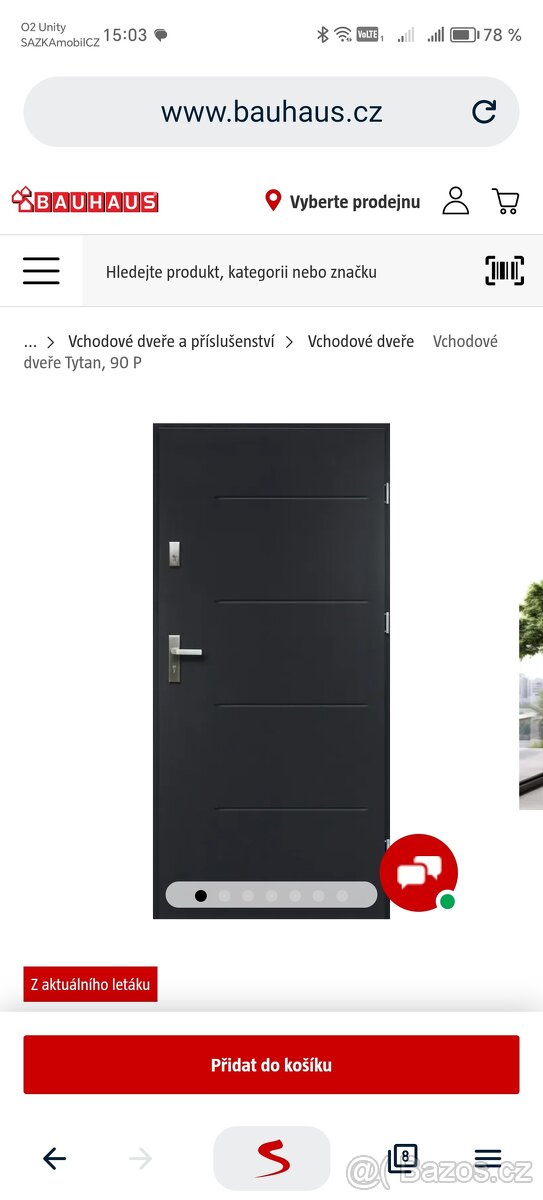 Nové vchodové dveře bezpečnostní