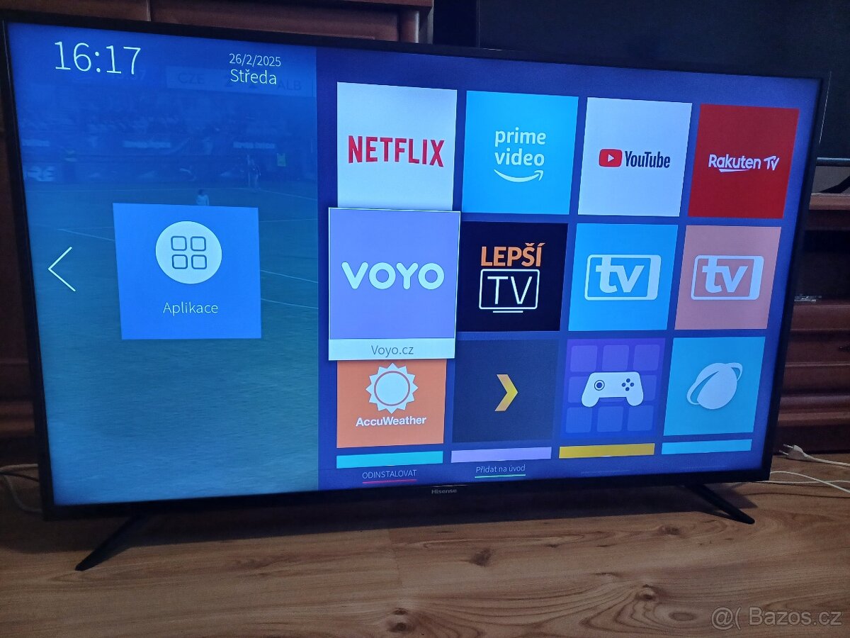 4K Smart TV 50" Hisense H50A6140-úhlopříčka 126cm