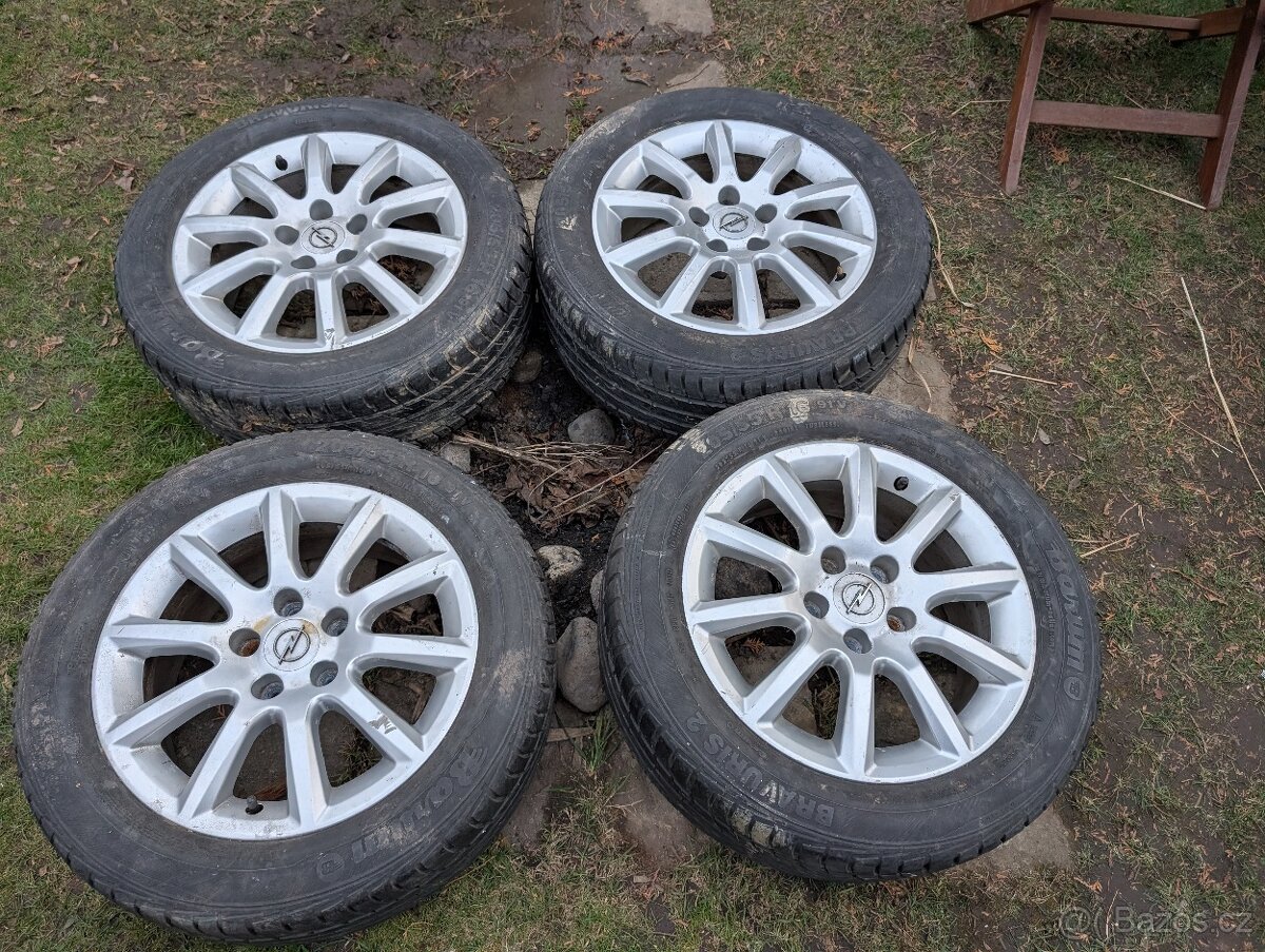 4 × alu disky + pneu Barum Bravuris 2 205/55 R16 91 V