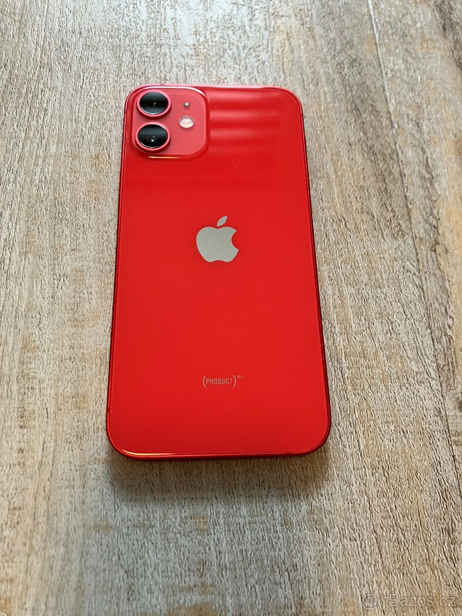 iPhone 12 mini - 128GB, červený, 100% baterie