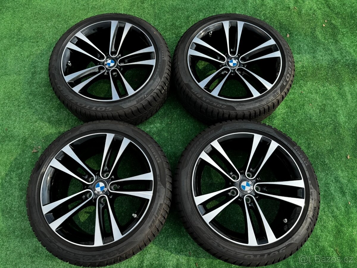 Originál alu kola Bmw 5x120 R18 zimní zánovní TMPS