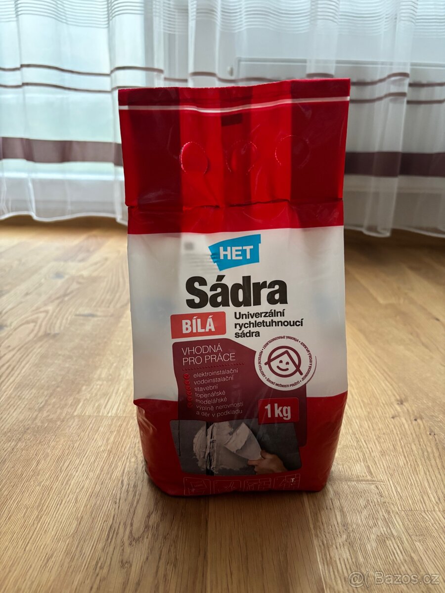 Sádra bílá 1 kg