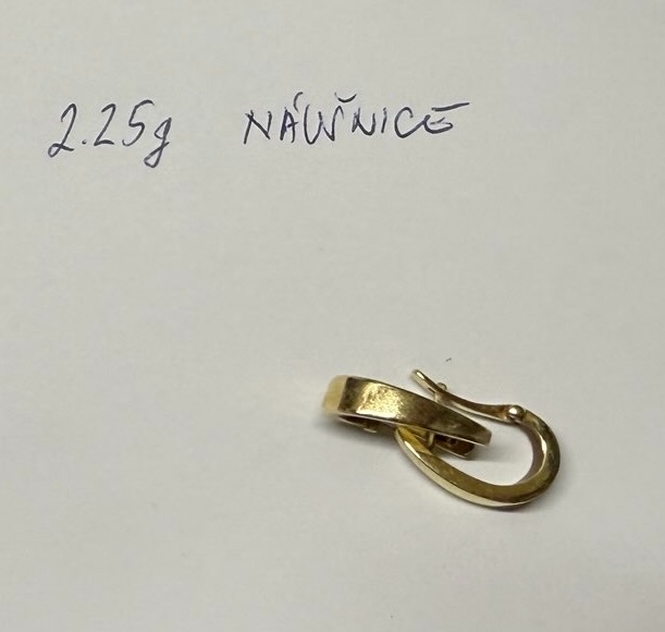 Zlaté náušnice 14k (585)