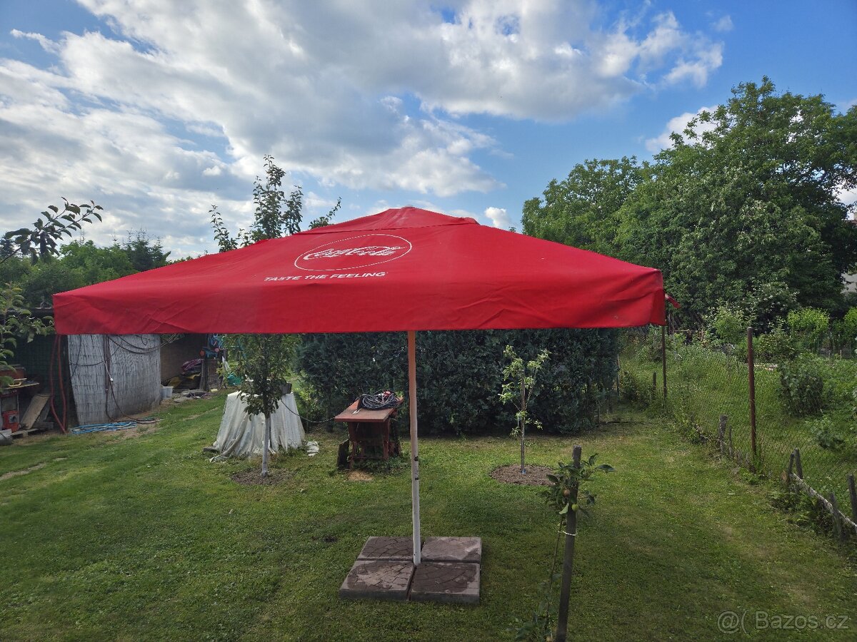 Hospodský slunečník COCA-COLA 3.5 metru