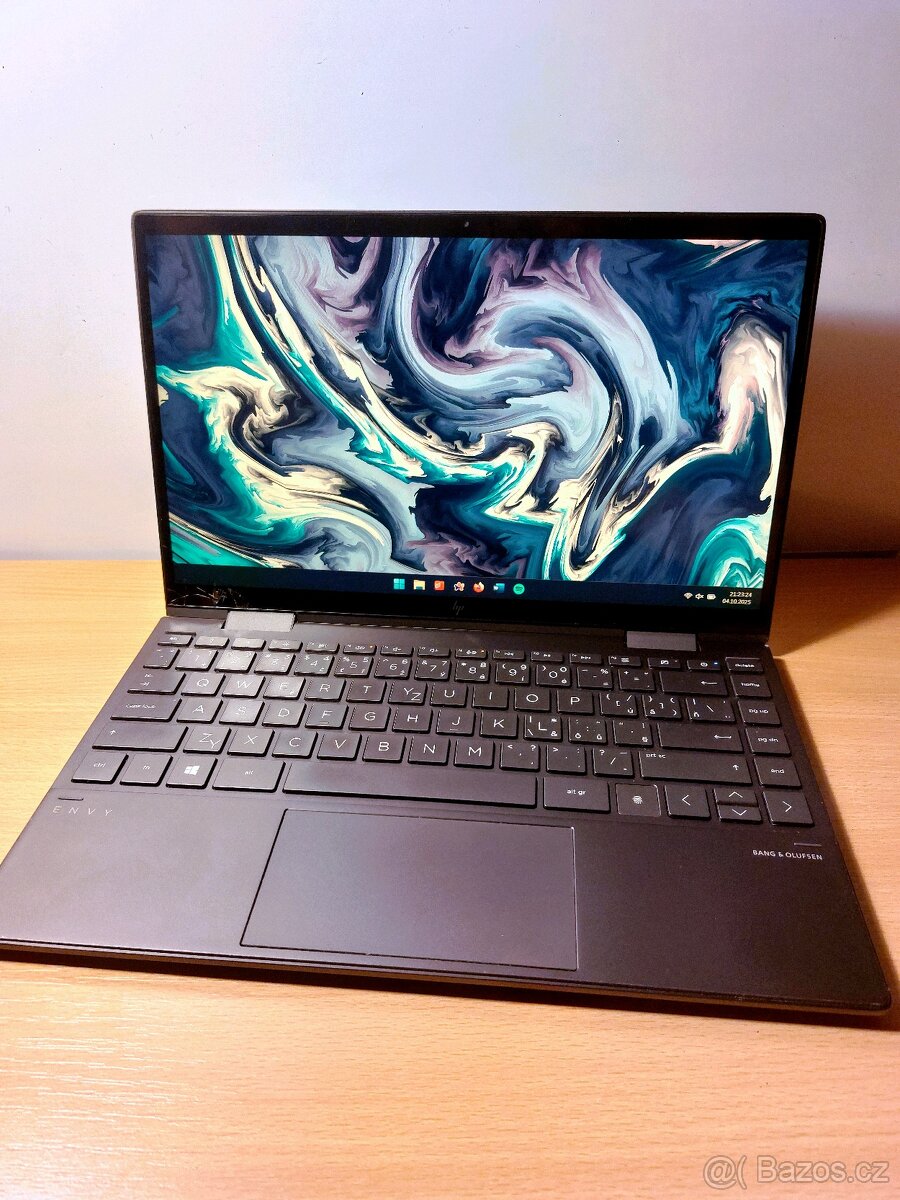 HP ENVY x360 13 | Ryzen 7 | PRASKLÝ DISPLEJ (funkční)