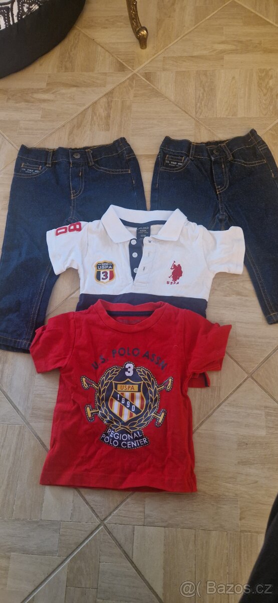 2x znackove rifle a polo a triko US polo ASSN