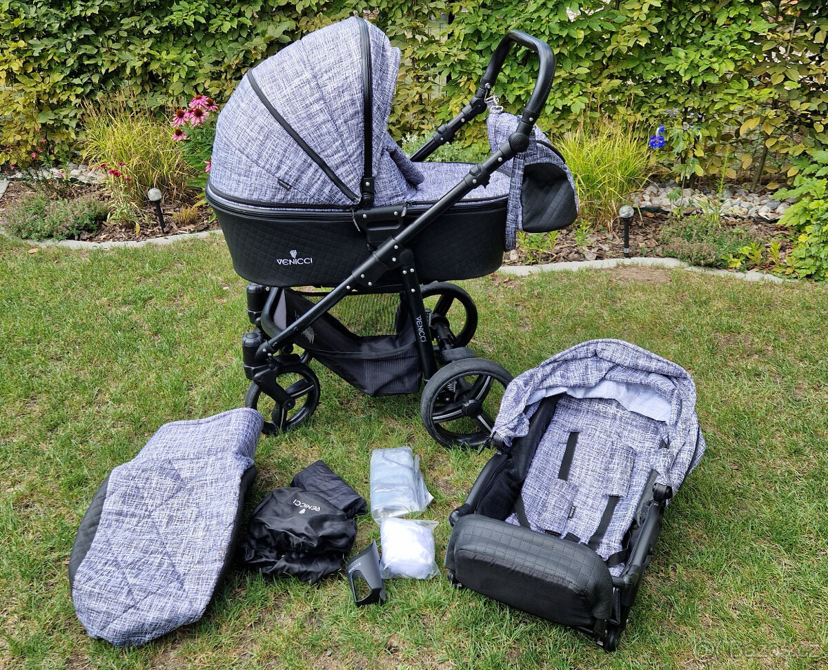 Kočárek Venicci Shadow Fashion Black 2v1