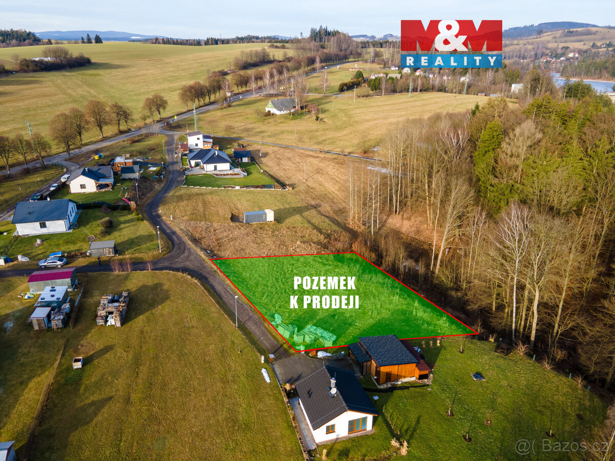 Prodej pozemku k bydlení, 1543 m², Nekoř