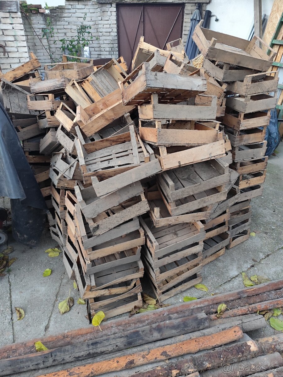 Dřevěné bedýnky zdarma