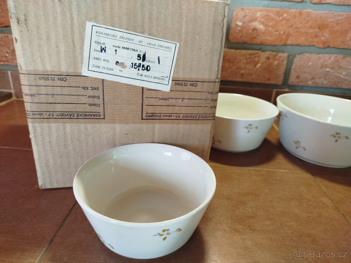 Porcelánové misky:Ditmar Urbach