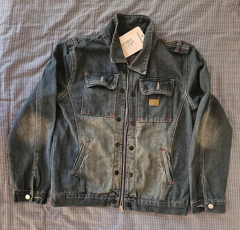 Retro džínová bunda, velikost S