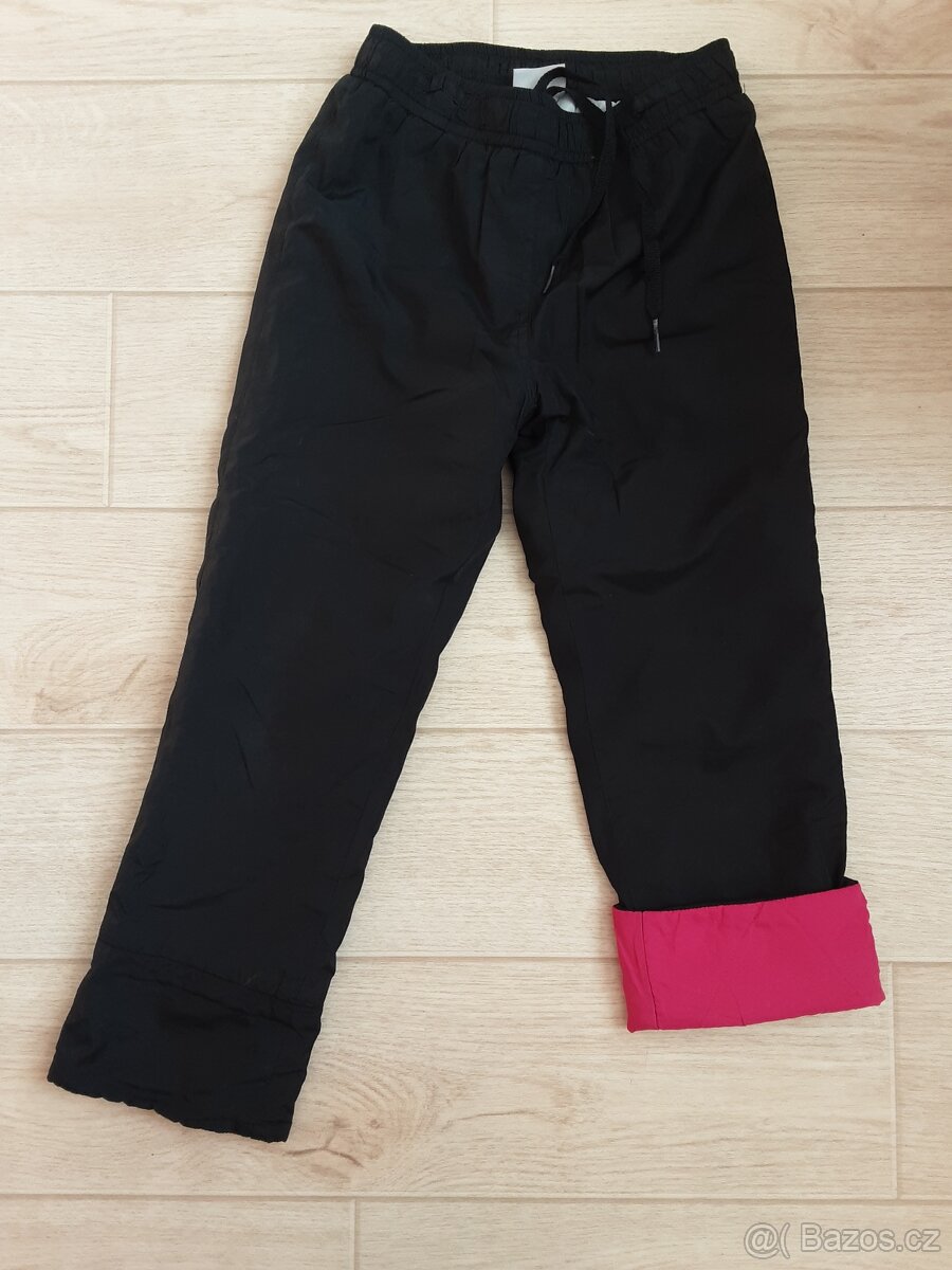 Dětské zateplené kalhoty 5-6 let