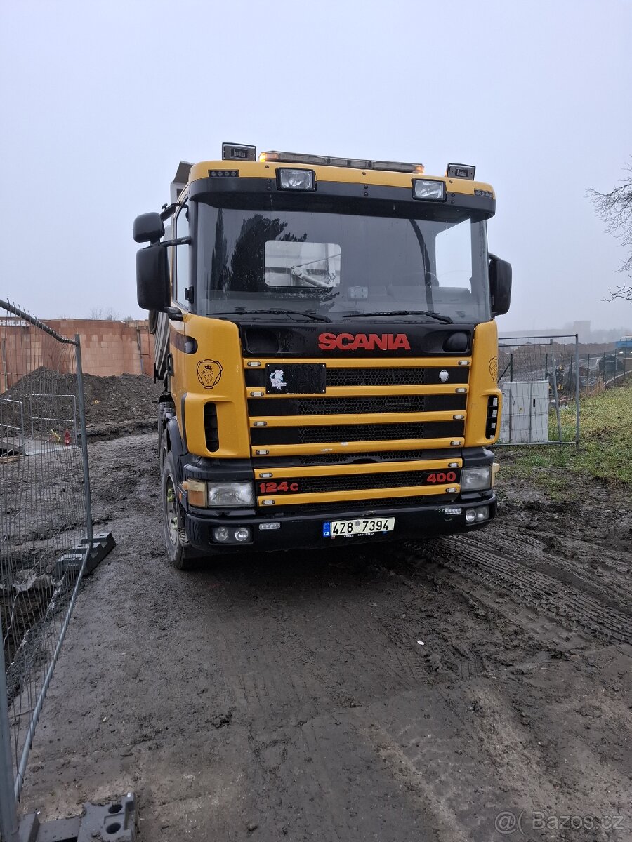 Scani 8x4, sklápěč. R124c