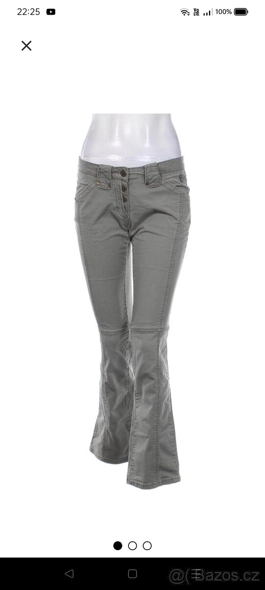 DÁMSKÉ ZELENÉ KALHOTY-vel.S/M