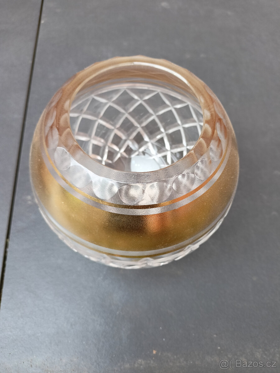 Retro skleněná dóza