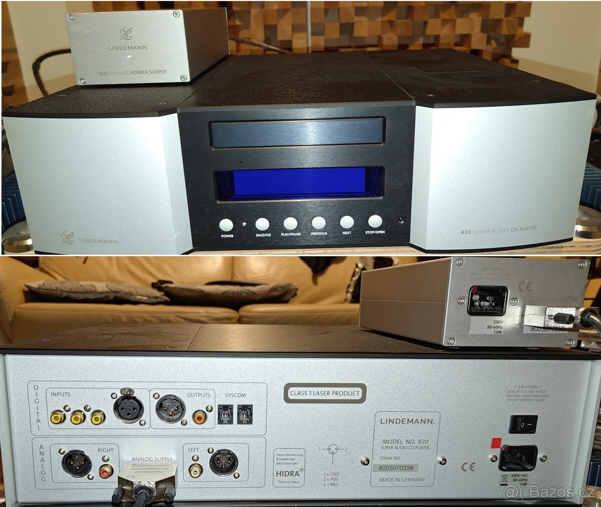 Lindemann 820 CD přehrávač