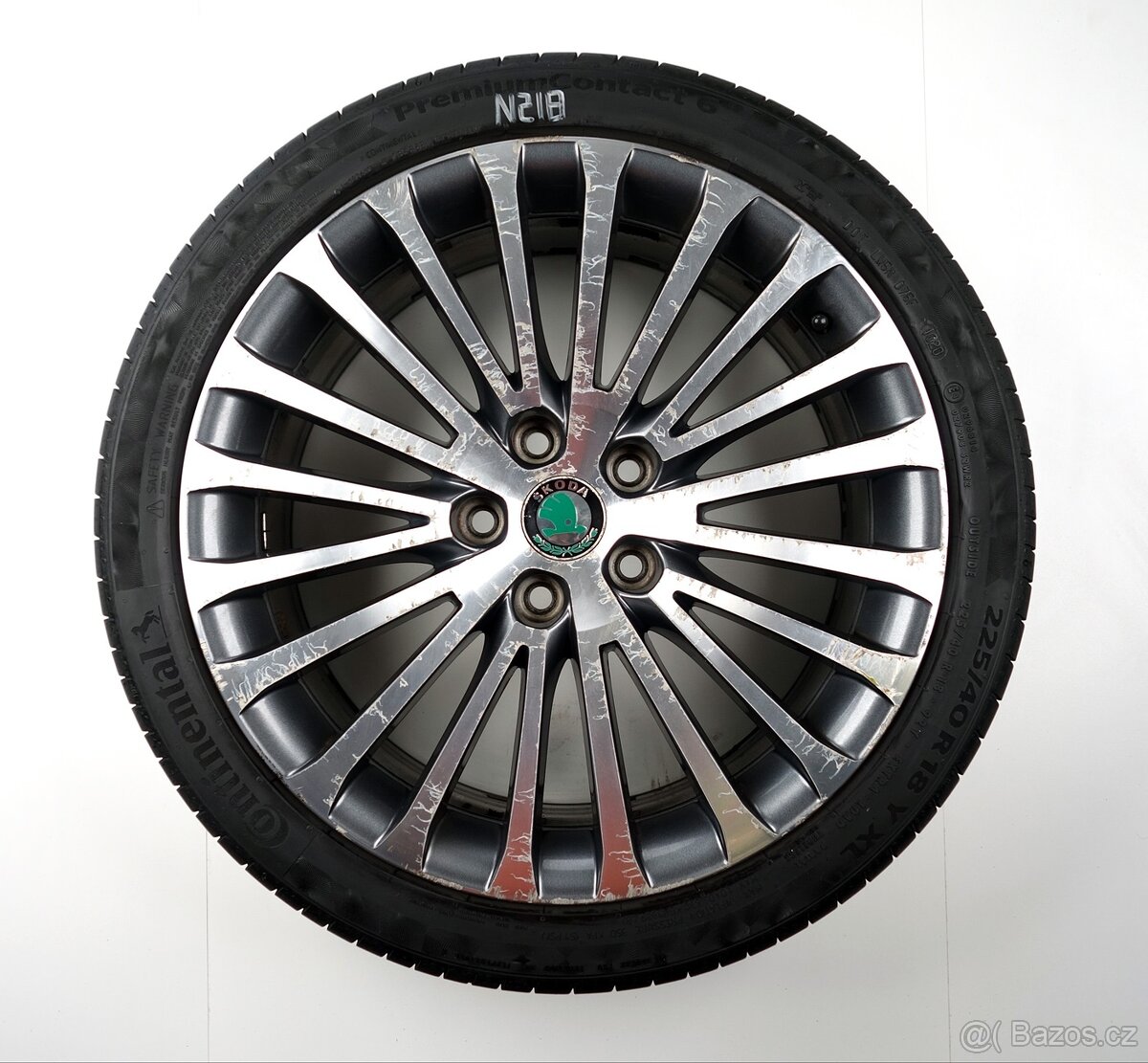 Škoda Superb - Originání 18" alu kola - Letní pneu