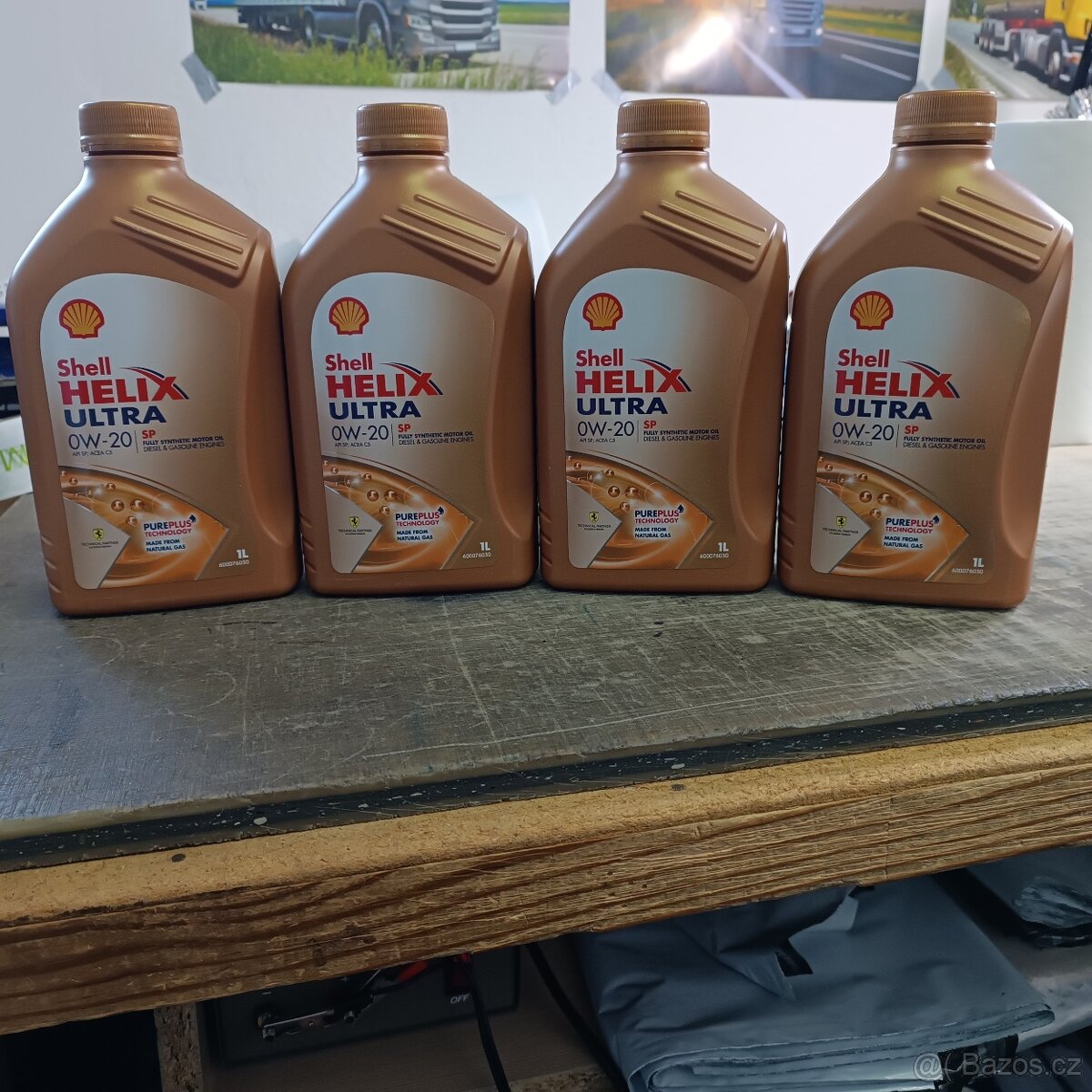 Motorový olej Shell Helix Ultra 0W-20 SP 4x 1L