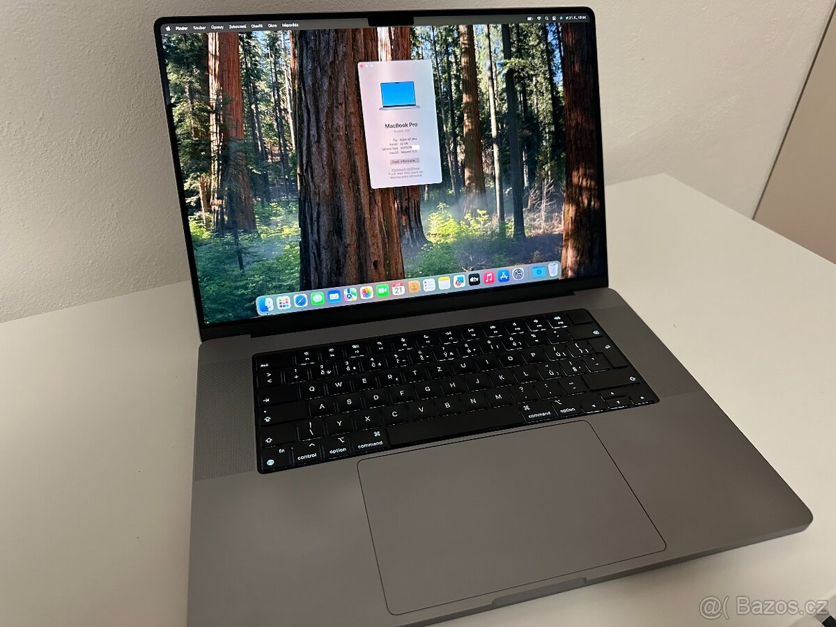 MacBook 16" - Apple M1 MAX, 32GB RAM, 1000GB disk