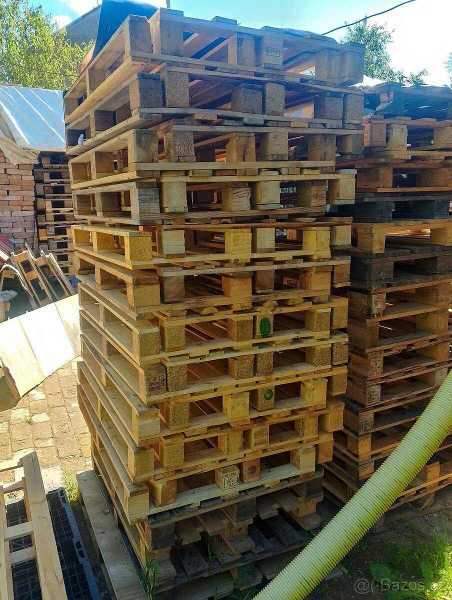 Dřevěné palety 120x80 laťovky