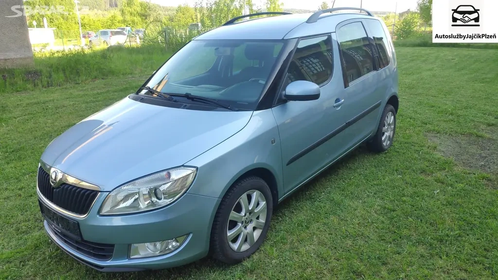 Škoda Roomster, benzín 63kw Hezký,bez koroze