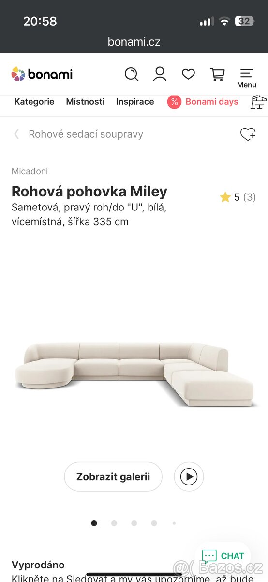 Rohová pohovka Miley top kvalita