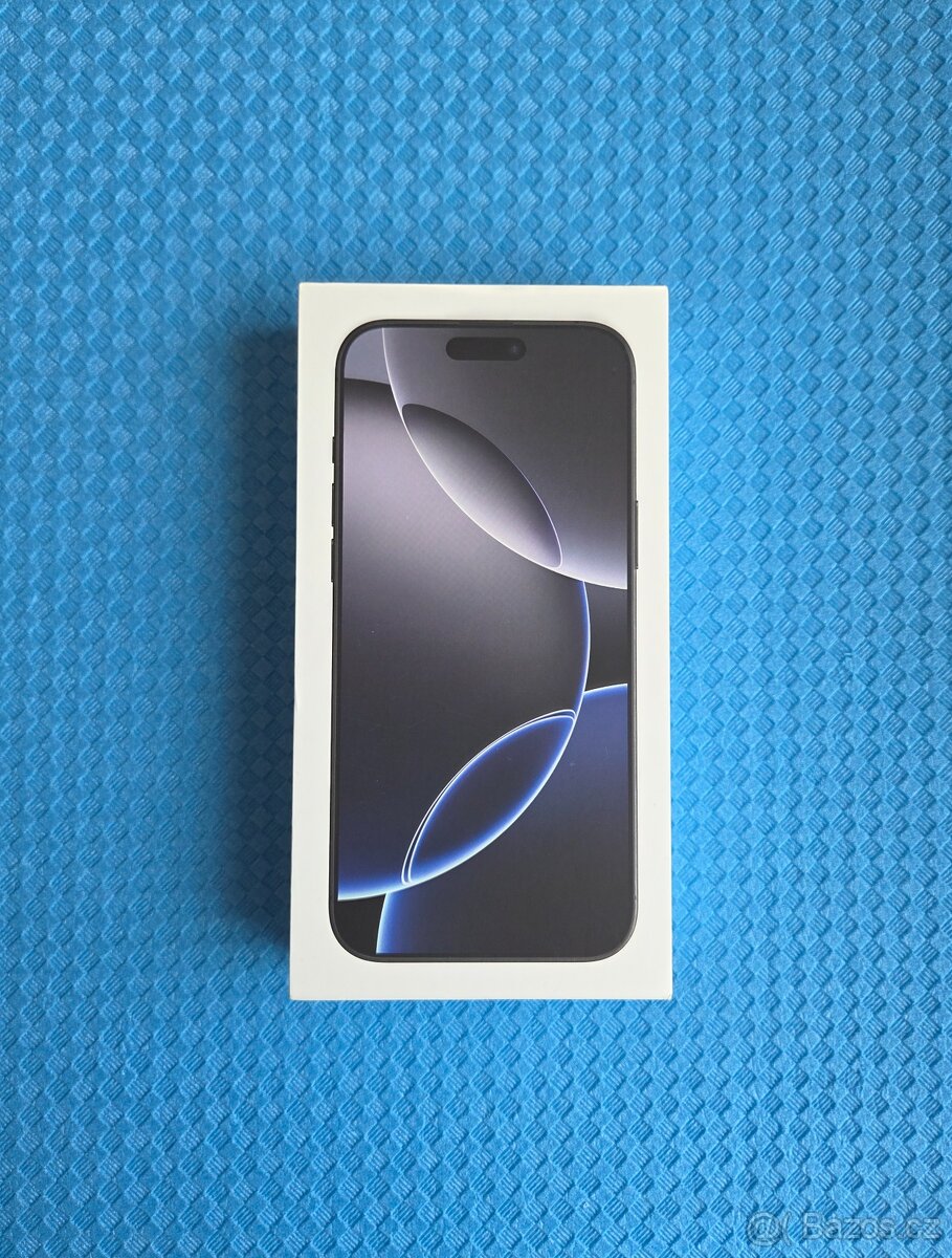 iPhone 16 Pro Max 256GB černý NOVÝ NEROZBALENÝ