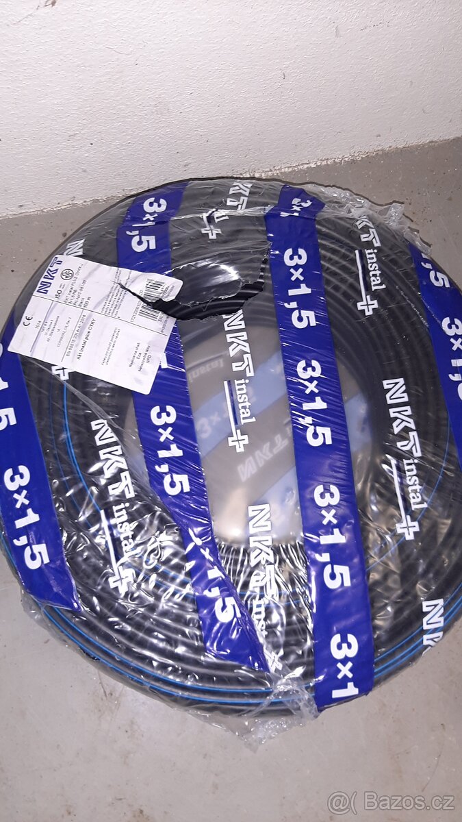 Kabel cyky-j 3x1.5 a 3x2.5