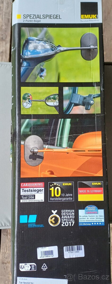 Zpětná zrcátka EMUK pro Mercedes