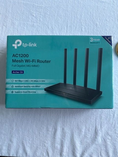 NOVÝ TP-Link Archer C6 AC1200 (867 + 300 Mb/s) – NOVY