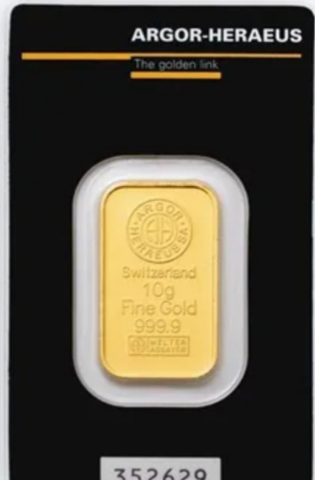 Zlaty slitek 10g
