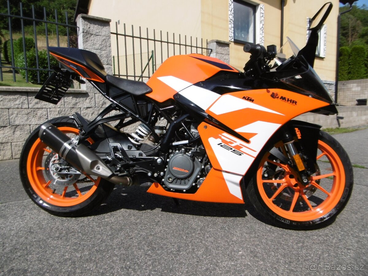 KTM 125 RC - perfektní stav rv. 2020 - 15612km