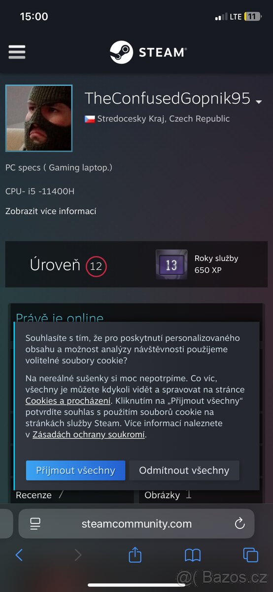 Prodám steam ucet i rockstar účet s GTA 5