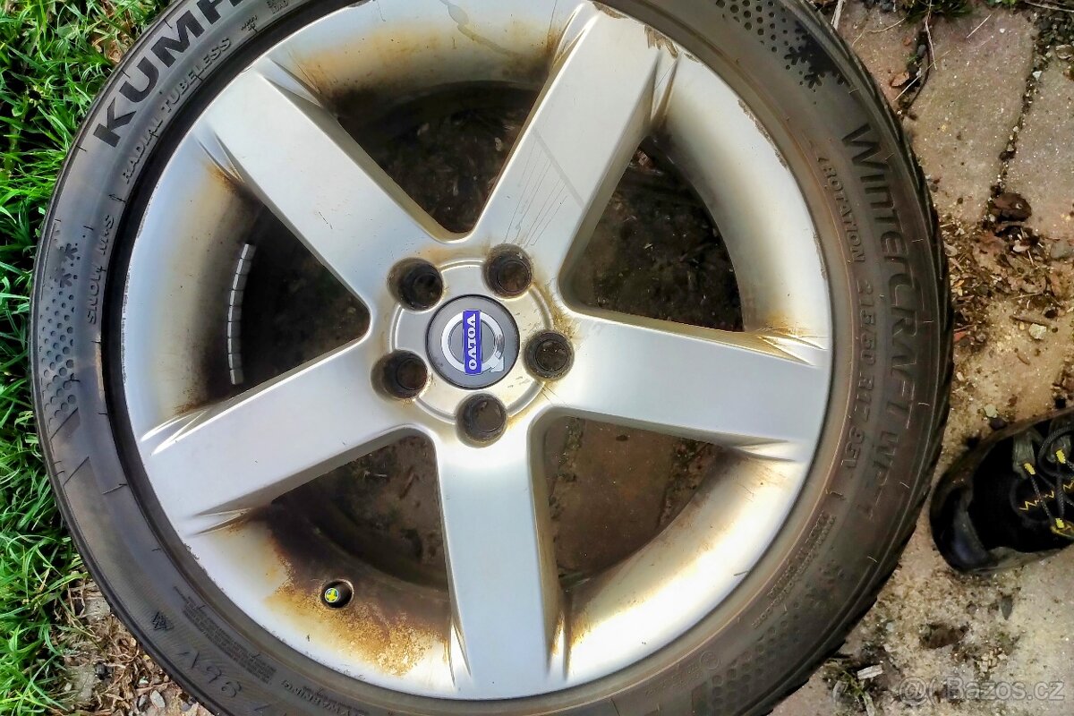 Alu kola 17" Volvo C70 - 215/50 R17 zimní