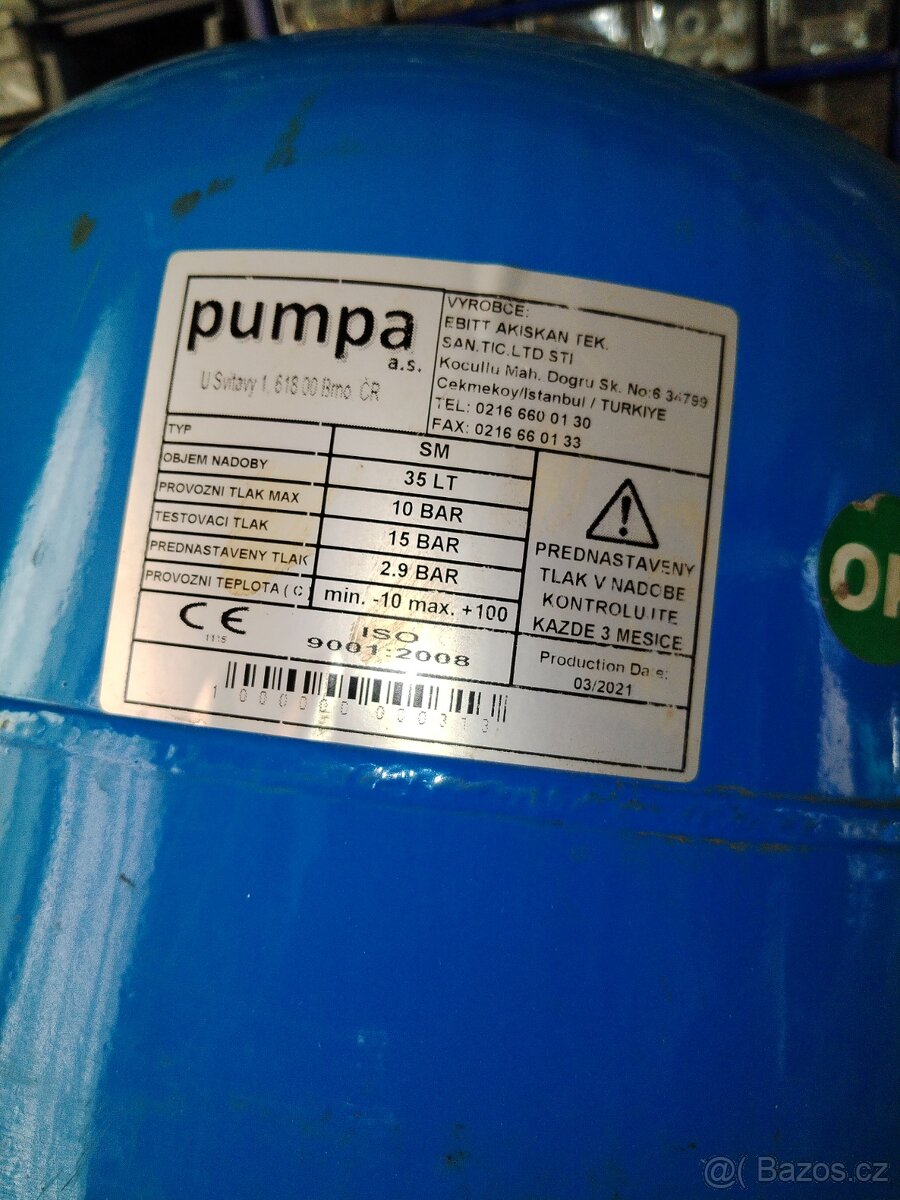 Nádrž na vodu