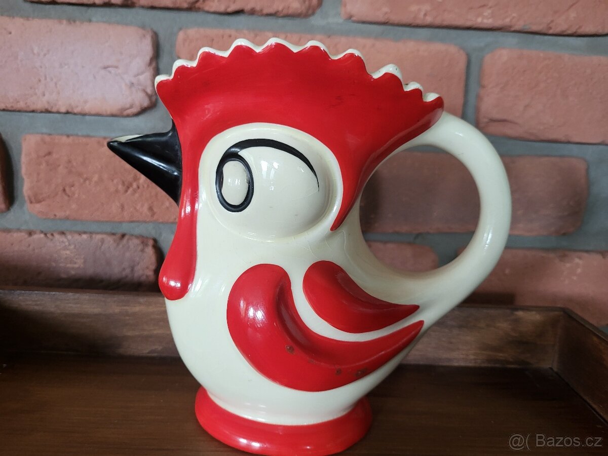 KOHOUT- DŽBÁN - ART DECO DITMAR URBACH